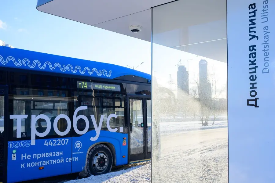 Электробусы заработали на 39 маршрутах общественного транспорта Москвы