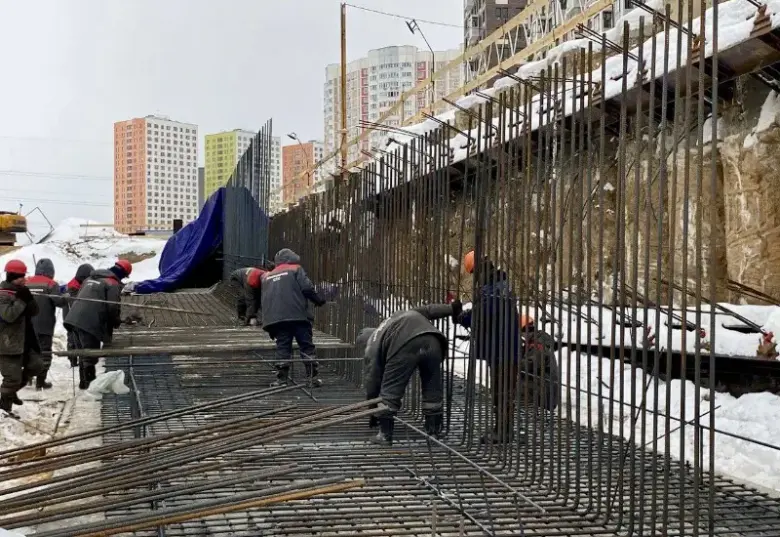 Армирование стен туннеля у Путилковского шоссе началось в Красногорске