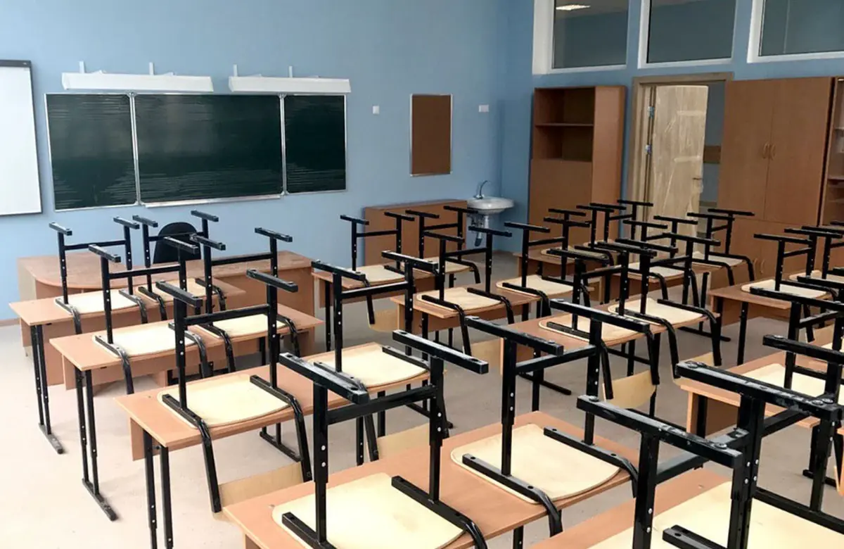 Строительство школы в Дмитрове завершено более чем наполовину 