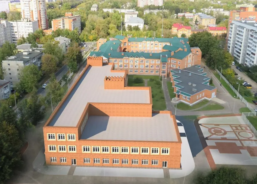 Заливку фундамента для нового корпуса школы начали в Чехове