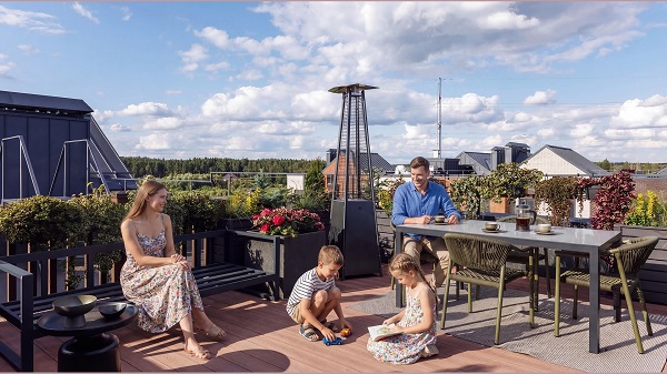 В проектах ФСК Family доля квартир с террасами достигает 25%
