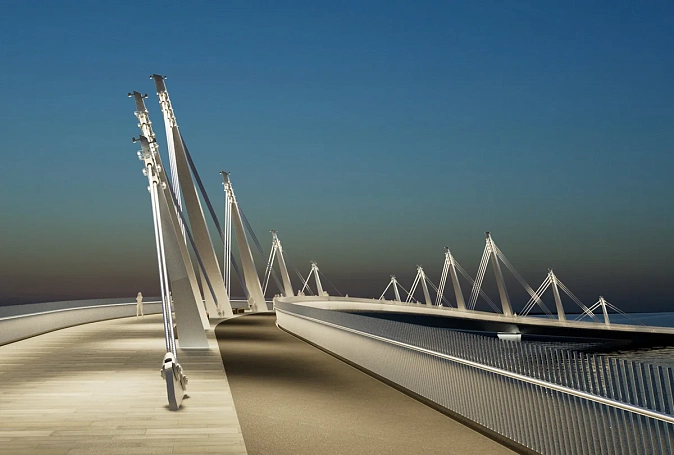 Строительство пешеходного моста через Нагатинский затон начнется в 2023 году