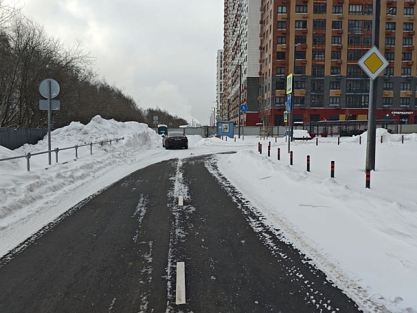 В «Южной Битце» открыли новый участок дороги