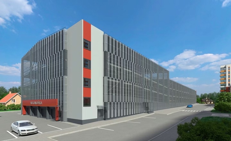 В ЖК «1-й Донской» приступили к монтажу конструкций наземного паркинга